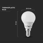 7W P45 Żarówka LED / Chip SAMSUNG / Barwa:4000K / Trzonek:E14