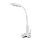 7W Lampka biurkowa LED z klipsem / Barwa:3000K / Obudowa: Biała