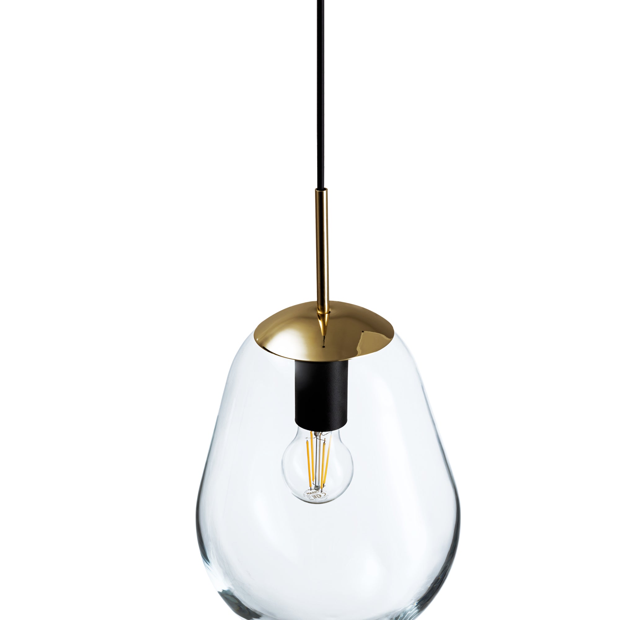 Nowodvorski Lampa wisząca PEAR S 25W only LED 50/60Hz - Szkło - Transparentny II