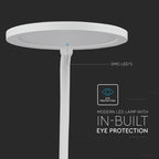 7W Lampka biurkowa LED / Ściemniana / Barwa: 3000K / Obudowa: Biała