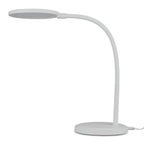 7W Lampka biurkowa LED / Ściemniana / Barwa: 3000K / Obudowa: Biała