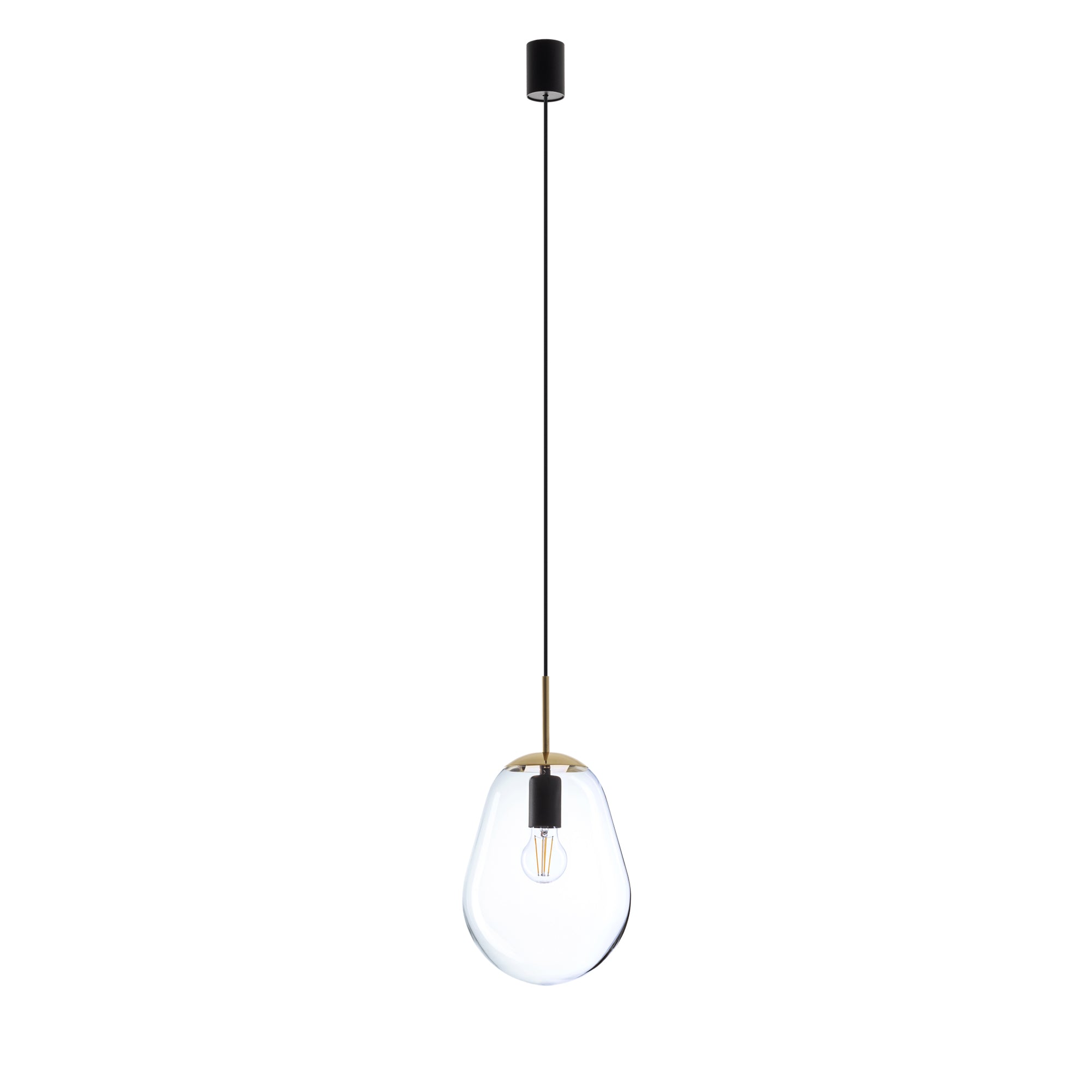 Nowodvorski Lampa wisząca PEAR S 25W only LED 50/60Hz - Szkło - Transparentny II