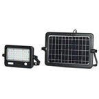10W Naświetlacz LED solarny / Panel z przewodem / Gniazdo USB / Barwa:4000K / Obudowa: Czarna