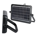 10W Naświetlacz LED solarny / Panel z przewodem / Gniazdo USB / Barwa:4000K / Obudowa: Czarna
