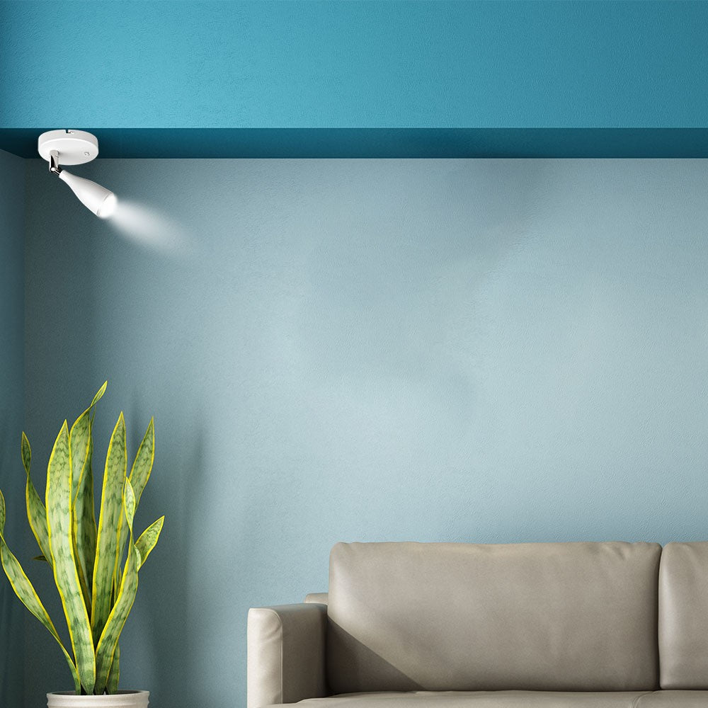 4.5W Kinkiet LED z wyłącznikiem / Barwa:4000K / Biały