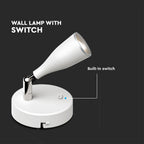 4.5W Kinkiet LED z wyłącznikiem / Barwa:4000K / Biały