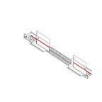Nowodvorski System szynowy CTLS RECESSED POWER FLEX CONNECTOR BL 3-obwodowy CTLS 16A, 3,7kVA - Tworzywo sztuczne - Czarny 8677