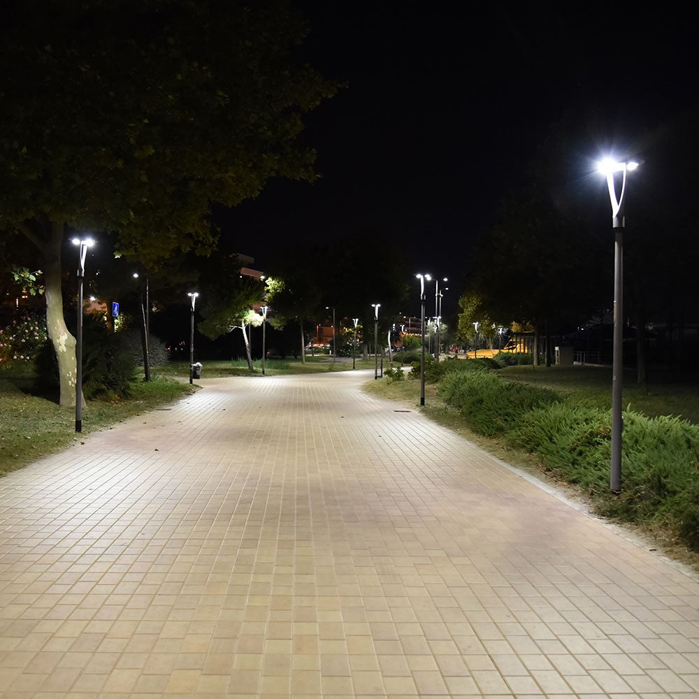50W Lampa ogrodowa (CLASS I,TYPEIII) Zasilacz INVENTRONIC / Barwa:6500K / Skuteczność: 135lm/W