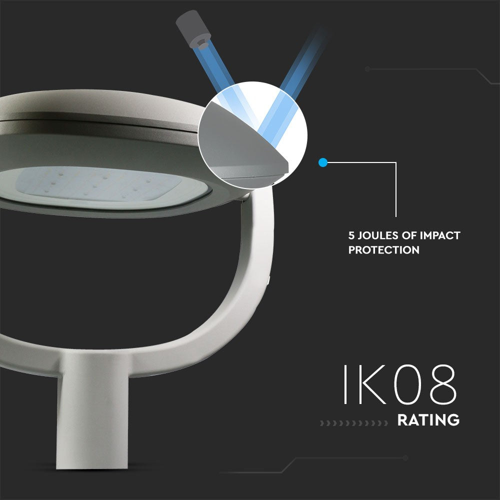 50W Lampa ogrodowa (CLASS I,TYPEIII) Zasilacz INVENTRONIC / Barwa:6500K / Skuteczność: 135lm/W