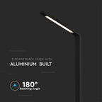 7W Słupek ogrodowy LED / Barwa:4000K / IP54 / Obudowa: Czarny