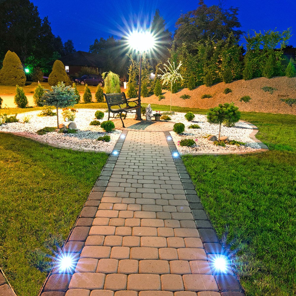 Słupek ogrodowy 2320 mm / Trzonek: 2xE27 / Obudowa: Czarny mat