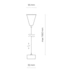 Nowodvorski System szynowy CTLS SUSPENSION KIT 3 CIRCUIT 3-obwodowy CTLS - Tworzywo sztuczne - Czarny 8697