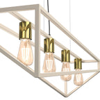 żyrandol Gote beige/gold 4xE27