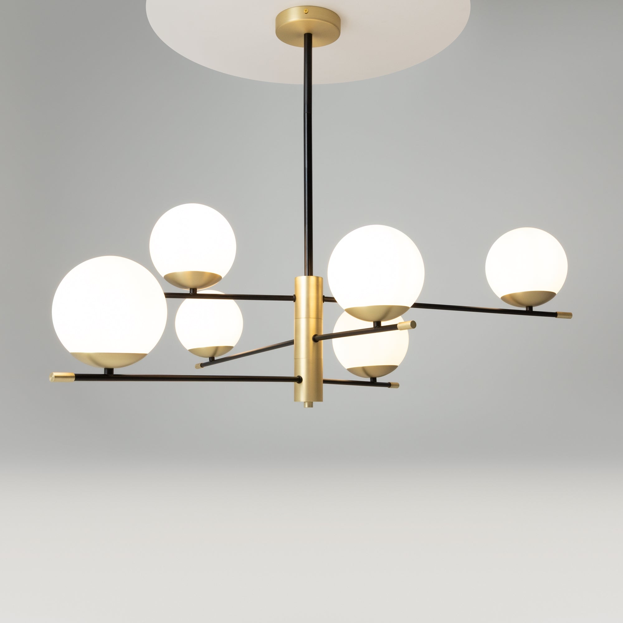 Maytoni Lampa wisząca Nostalgia - Metal - Czarny MOD048PL-06G