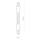 Nowodvorski System szynowy CTLS POWER FLEX CONNECTOR 3-obwodowy CTLS 16A, 3,7kVA - Tworzywo sztuczne - Czarny 8700