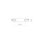 Nowodvorski System szynowy CTLS POWER STRAIGHT CONNECTOR 3-obwodowy CTLS 16A, 3,7kVA - Tworzywo sztuczne - Czarny 8708