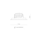 Nowodvorski Lampa downlights podtynkowa CL DIA LED 30W 30W 50/60Hz - Aluminium/Znal - Biały I 8718
