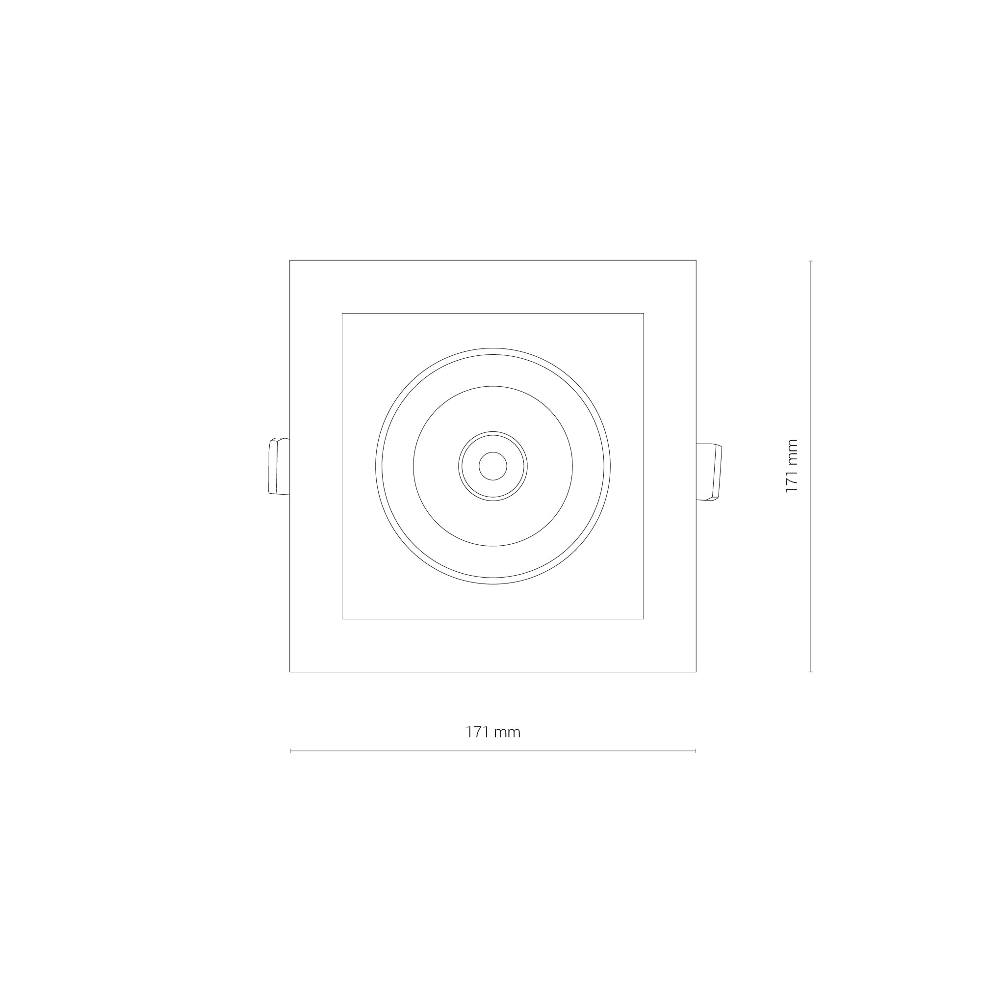 Nowodvorski Lampa downlights podtynkowa CL DIA LED 30W 30W 50/60Hz - Aluminium/Znal - Biały I