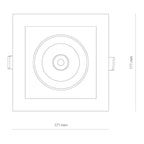 Nowodvorski Lampa downlights podtynkowa CL DIA LED 30W 30W 50/60Hz - Aluminium/Znal - Biały I 8718