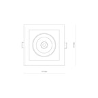 Nowodvorski Lampa downlights podtynkowa CL DIA LED 30W 30W 50/60Hz - Aluminium/Znal - Biały II 8720