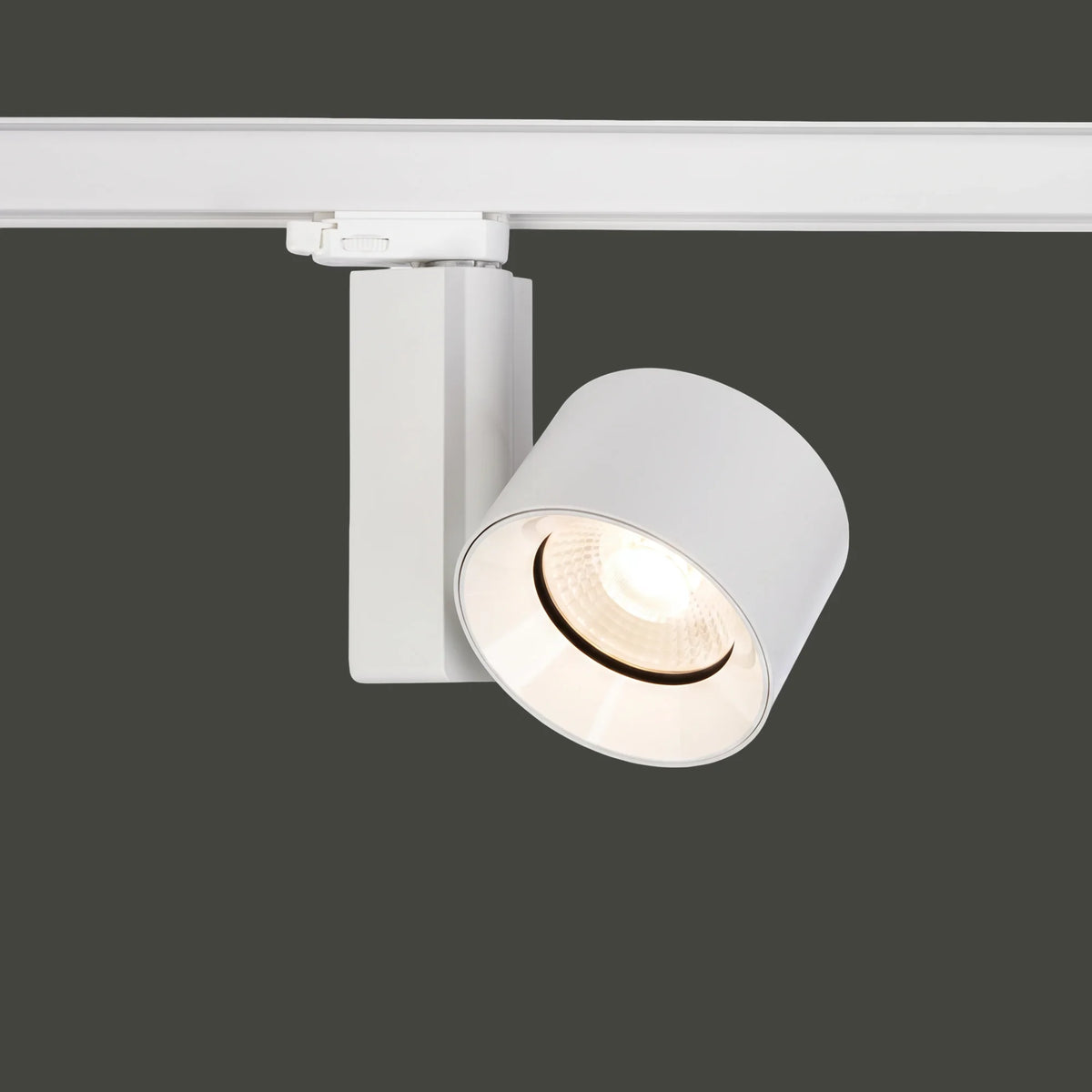 Nowodvorski System szynowy CTLS NEA LED 40W 3-obwodowy CTLS Lampa 40W - Aluminium/Znal - Biały I 8747 - lampa włączona