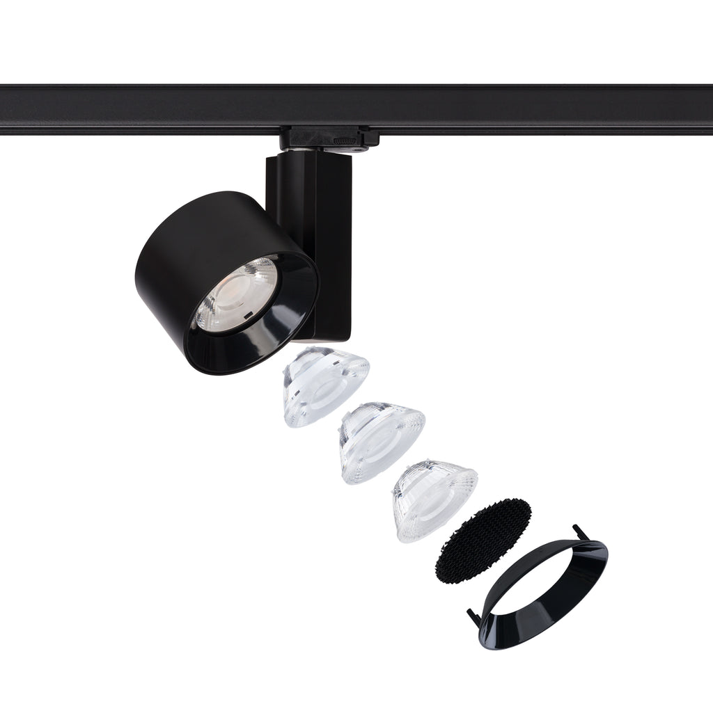 Nowodvorski System szynowy CTLS NEA LED 30W 3-obwodowy CTLS Lampa 30W - Aluminium/Znal - Czarny II