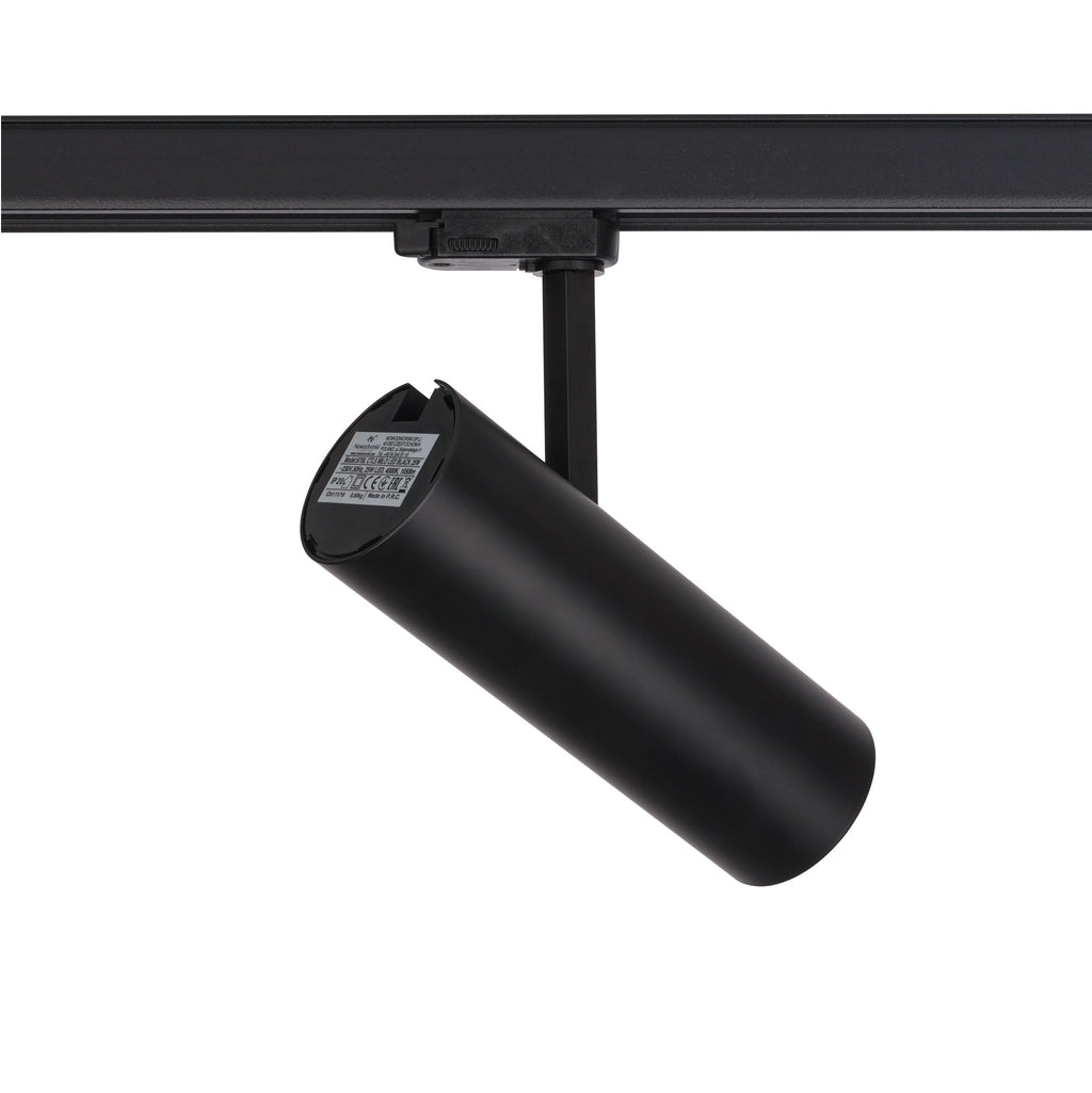 Nowodvorski System szynowy CTLS MILO LED 25W 3-obwodowy CTLS Lampa 25W - Aluminium/Znal - Czarny I