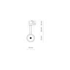 Nowodvorski System szynowy CTLS MILO LED 25W 3-obwodowy CTLS Lampa 25W - Aluminium/Znal - Czarny II 8760