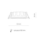 Nowodvorski Lampa downlights podtynkowa CL KOS LED 8W 8W 50/60Hz - Tworzywo sztuczne - Biały I 8781