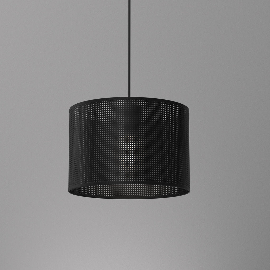 żyrandol Loft shade black, cylinder shade dia 250, h 170 black 1xE27