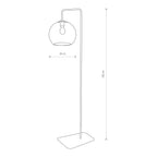 Nowodvorski Lampa podłogowa MONACO 25W only LED 50/60Hz - Stal lakierowana - Czarny 8794