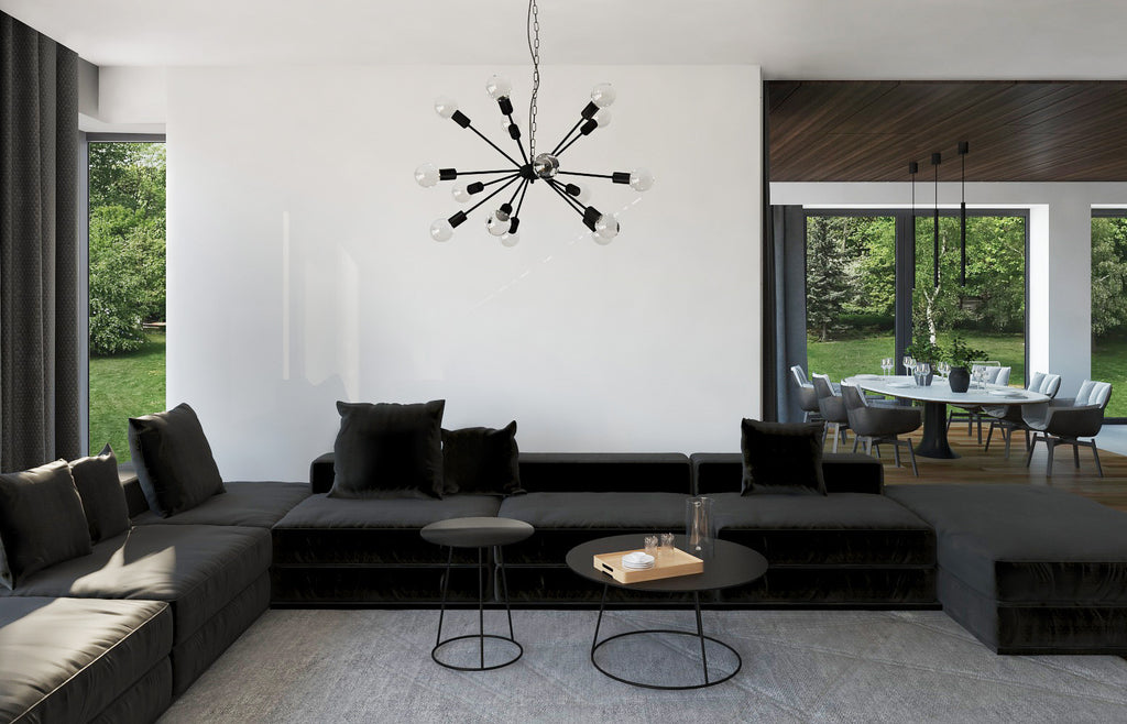 Nowodvorski Lampa wisząca LASER 490 10W only LED 50/60Hz - Stal lakierowana - Czarny