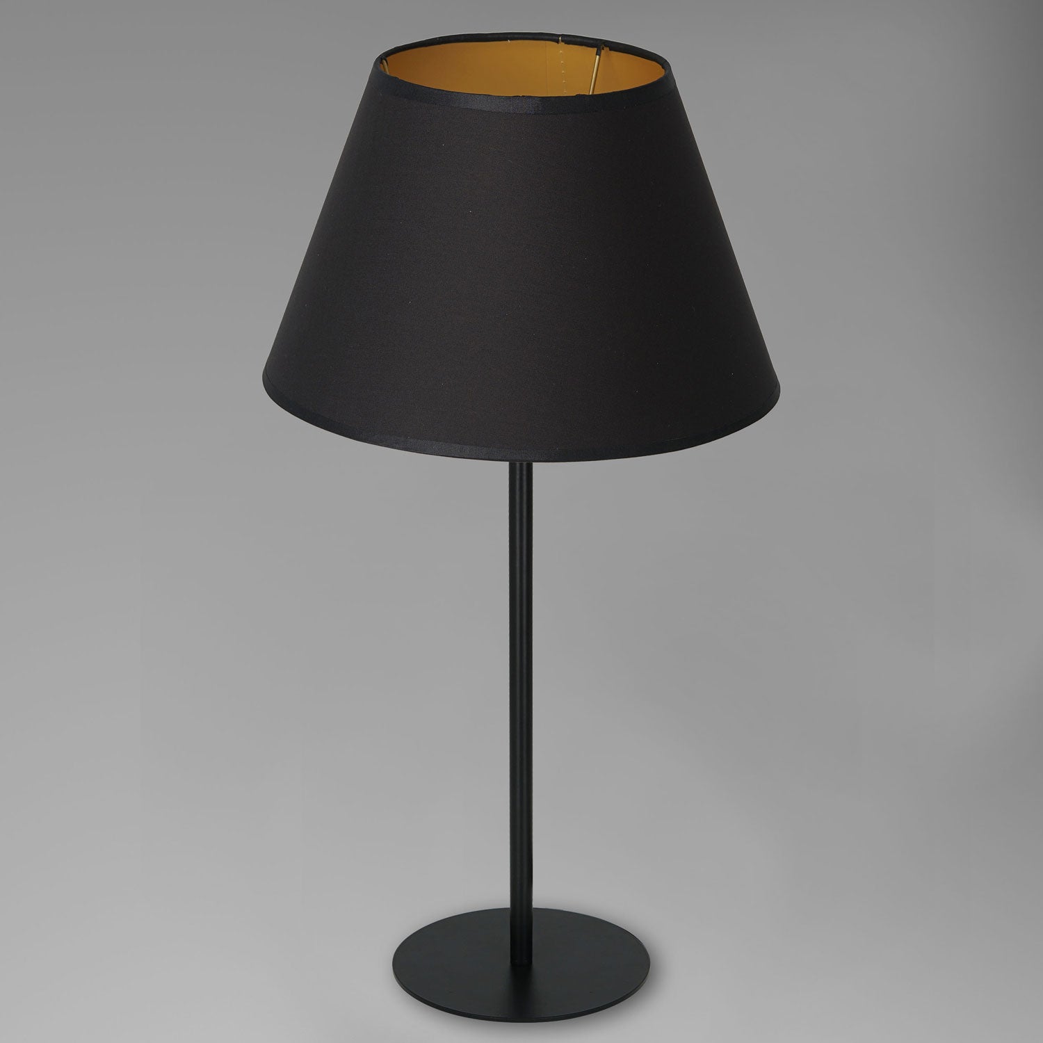 lampka gab. Arden H 58 black, cone shade dia 150/300, h 180 black/gold 1xE27