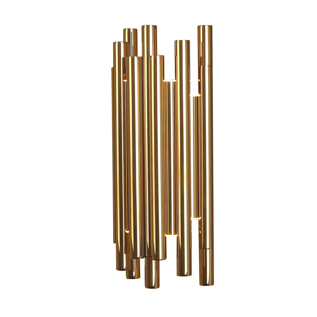 Maxlight Kinkiet Organic - Metal + akryl - Złoty W0187D
