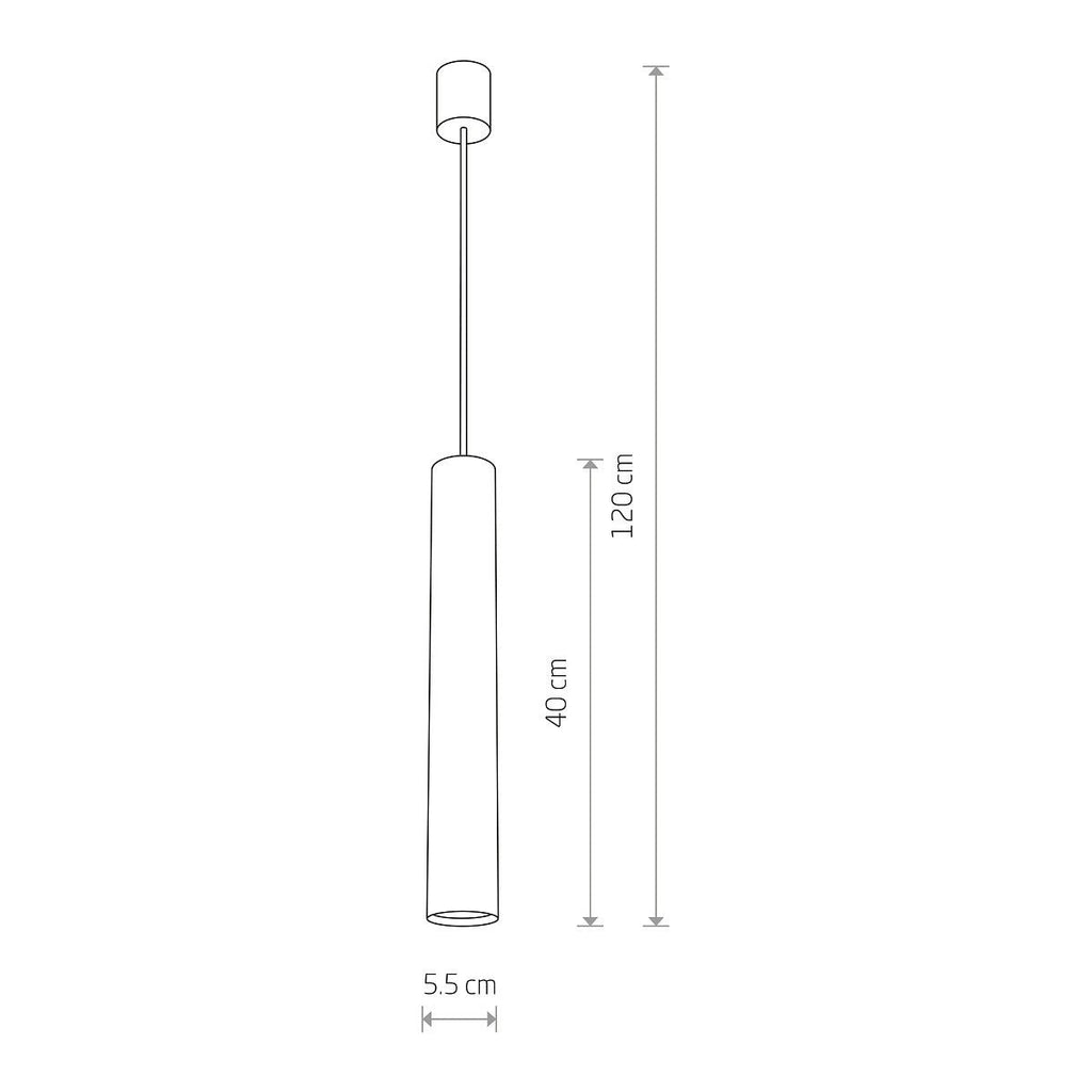 Nowodvorski Lampa wisząca EYE L 10W only LED 50/60Hz - Lity mosiądz - Miedziany 8800