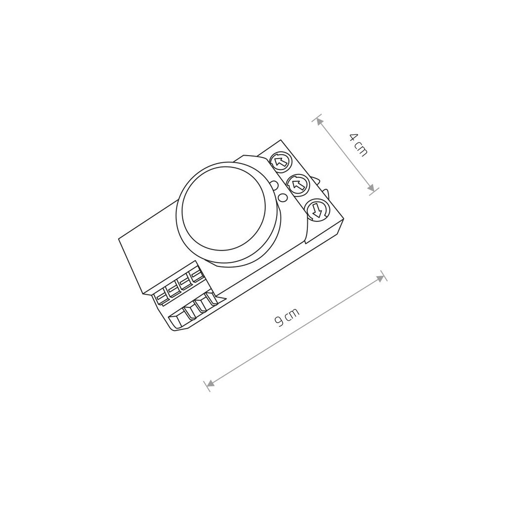 Nowodvorski MICROWAVE SENSOR 50/60Hz - Tworzywo sztuczne - Biały 8821