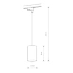 Nowodvorski System szynowy PROFILE BIT 1-obwodowy Profile Lampa 15W only LED - Stal lakierowana - Czarny 8823