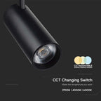 50W COB Lampa LED na szynoprzewód / Barwa: 3w1 / Obudowa: Czarna