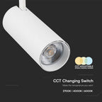50W COB Lampa LED na szynoprzewód / Barwa: 3w1 / Obudowa: Biała
