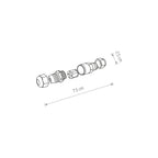 Nowodvorski WATERPROOF CONNECTOR IP68 50/60Hz - Tworzywo sztuczne PA 8845