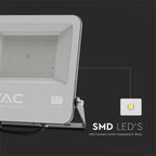 100W Naświetlacz LED SMD / Chip SAMSUNG / Barwa:6500K / Obudowa: Czarna / Skuteczność 115lm/W