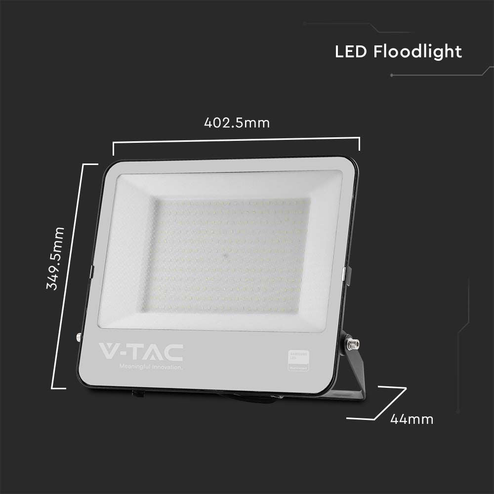 200W Naświetlacz LED SMD / Chip SAMSUNG / Barwa:4000K / Obudowa: Czarna / Skuteczność 115lm/W