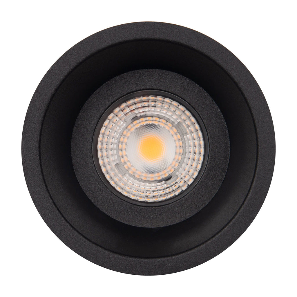 Maxlight Oprawa wpuszczana Bellatrix Bath - Metal + szkło - Czarny H0114