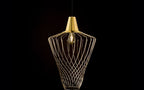 Nowodvorski Lampa wisząca WAVE L 25W only LED 50/60Hz - Stal mosiądzowana - Miedziany 8857