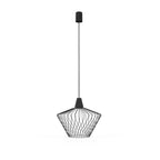 Nowodvorski Lampa wisząca WAVE S 25W only LED 50/60Hz - Stal lakierowana - Czarny