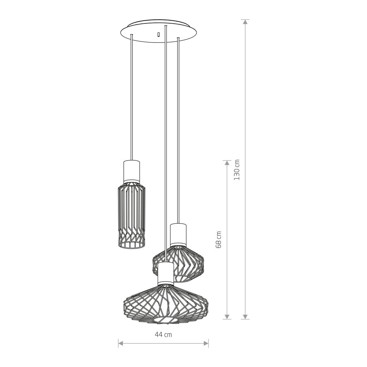 Nowodvorski Lampa wisząca PICO 10W only LED 50/60Hz - Stal lakierowana - Czarny II 8863
