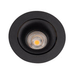 Maxlight Oprawa wpuszczana Bellatrix Tilted - Metal - Czarny H0118