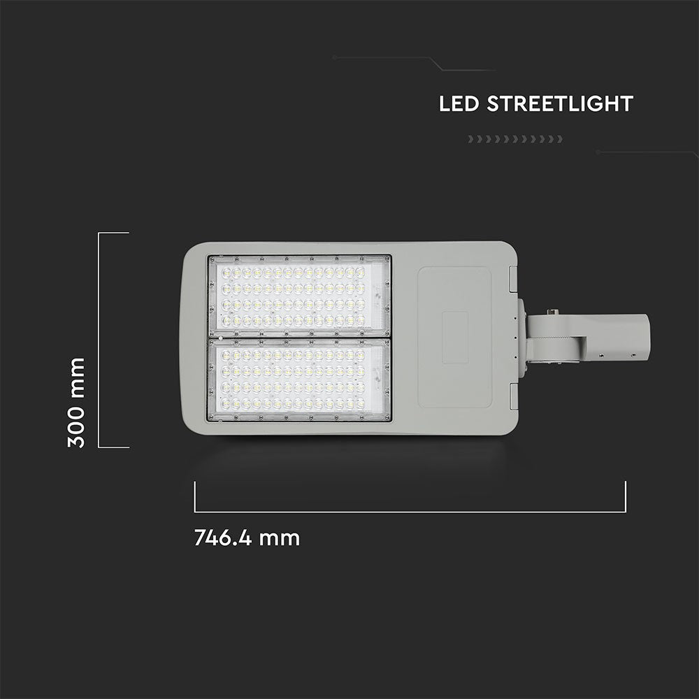 200W Lampa uliczna LED(CLASS II, Zasilacz INVENTRONICS) / Chip SAMSUNG / Barwa:5700K / Ściemniana