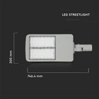 200W Lampa uliczna LED(CLASS II, Zasilacz INVENTRONICS) / Chip SAMSUNG / Barwa:5700K / Ściemniana