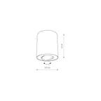 Nowodvorski Lampa downlights natynkowa SET 10W only LED 50/60Hz - Stal lakierowana - Biały I 8895